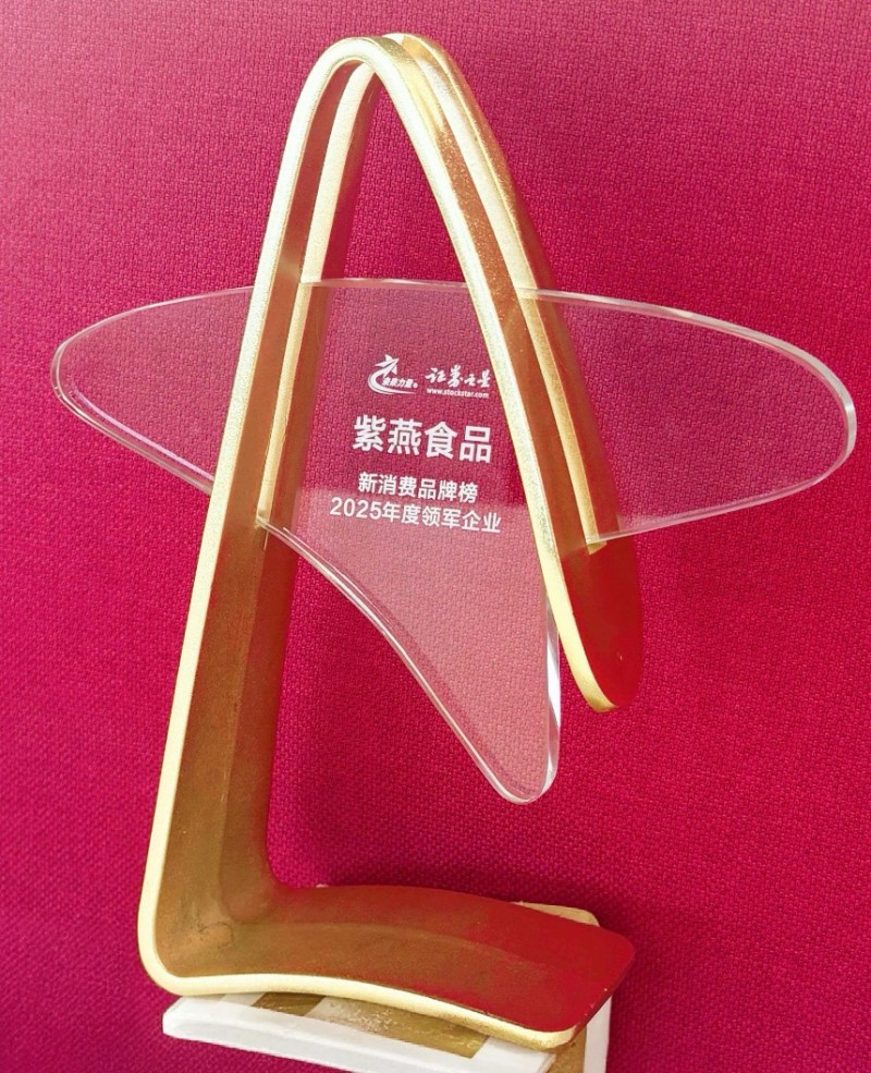 领跑行业！紫燕食品荣获证券之星新消费品牌榜“2025年度领军企业”